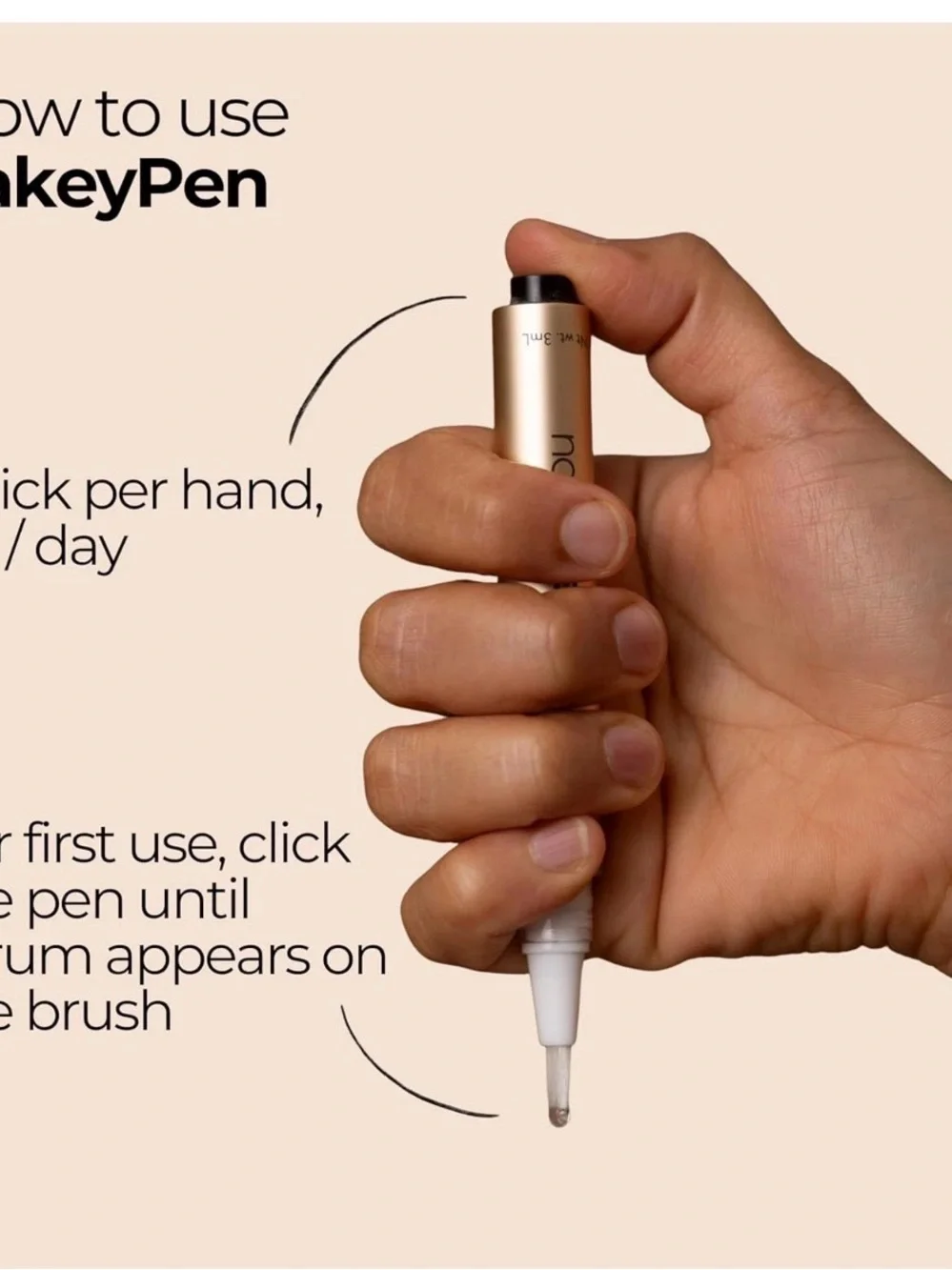 Pink Nail Strengthener Pen - Nail Strengthening Treatment